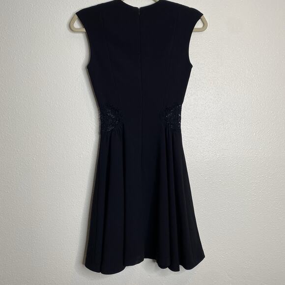 Ba&sh Monica Black Skater Mini Dress Size 0 - Picture 6 of 6